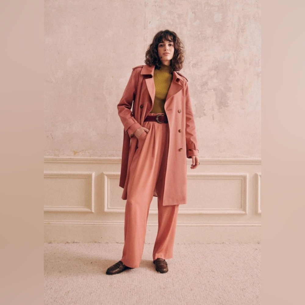 Sezane Scott Trench US2 FR34 RARE Rosewood